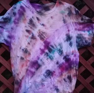 Tie-die T-Shirt Fruit of the Loom Size XL multi colors